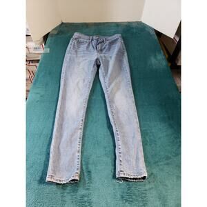 Gap Jeans Size 26 Petite Womens Blue Stretch Denim Pants Mid Rise True Skinny